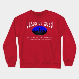 Class of 2020 - Red, Blue and White Colors Crewneck Sweatshirt